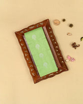 SC4038 - Litchi Silk With Embose And Zari Work